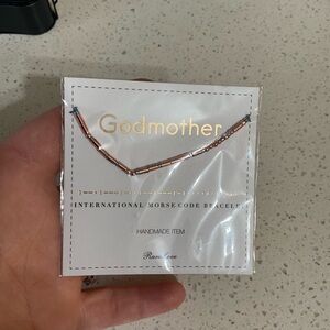 Rose Gold Morse Code Bracelet